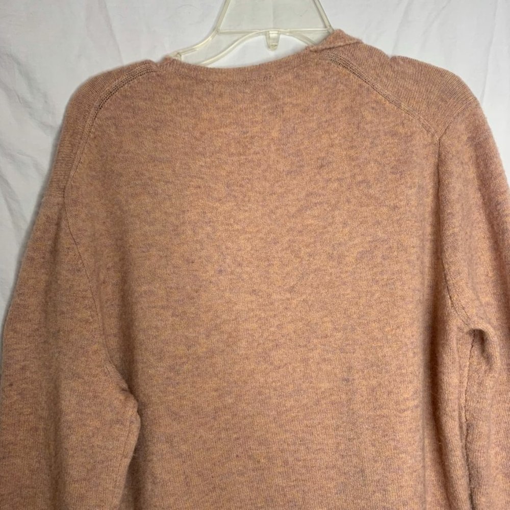 Madewell Kent Coziest Cardigan Alpaca Wool blend pink cardigan Medium - Picture 10 of 14